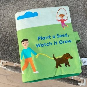 Like New! Lovevery soft book plant a seed watch it grow
